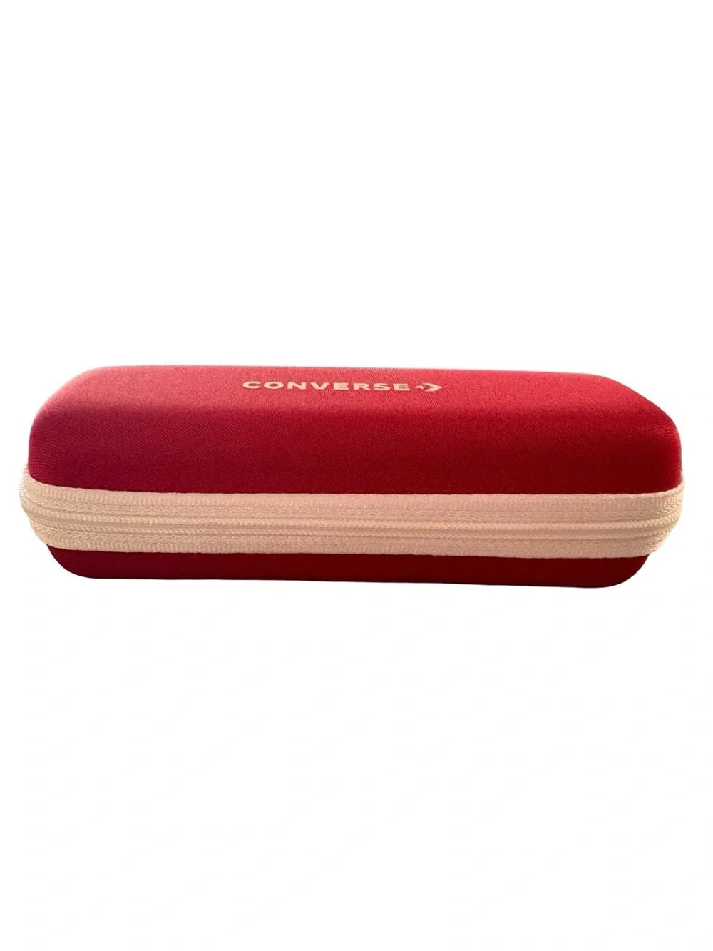 Converse Red Zippered Eyewear Case with Logo